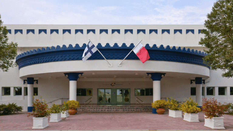 CCTV surveillance system installation at Qatar Finland International School